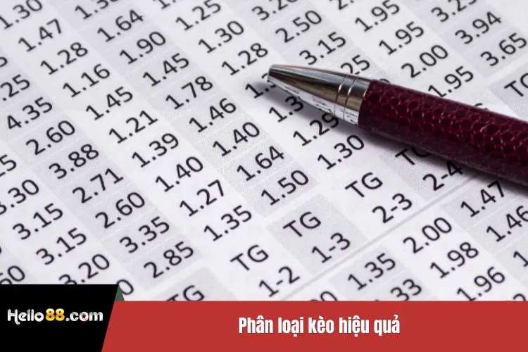 Phân loại kèo hiệu quả