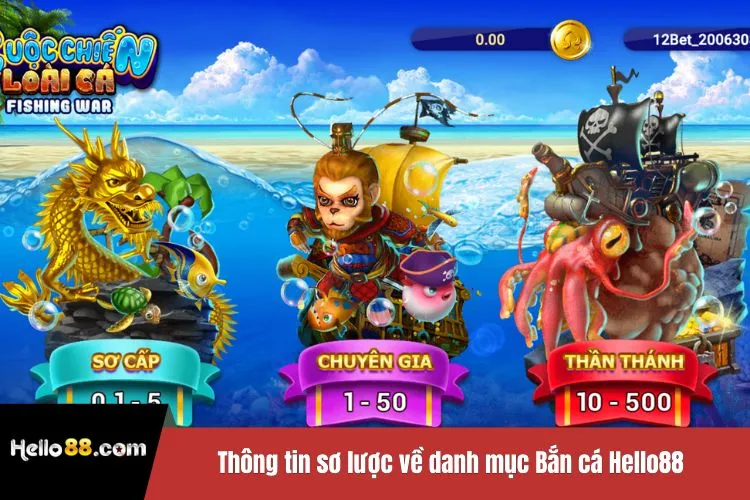 Thông tin sơ lược về danh mục Bắn cá Hello88