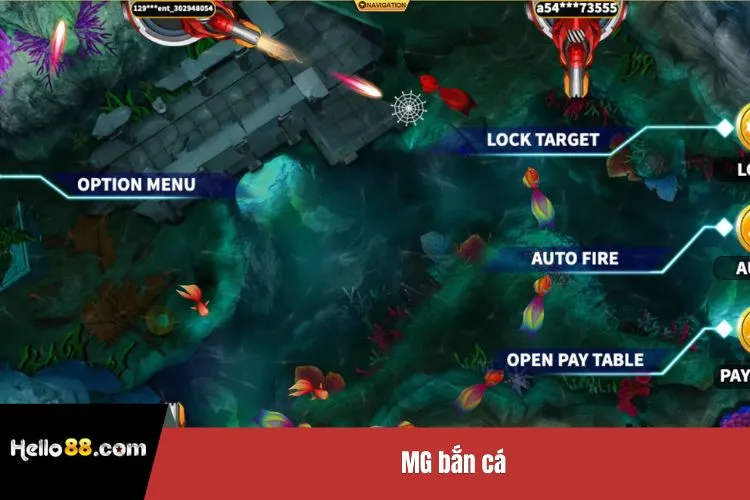 MG bắn cá