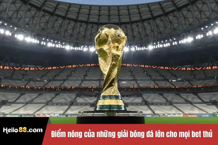 Điểm nóng của những giải bóng đá lớn cho mọi bet thủ