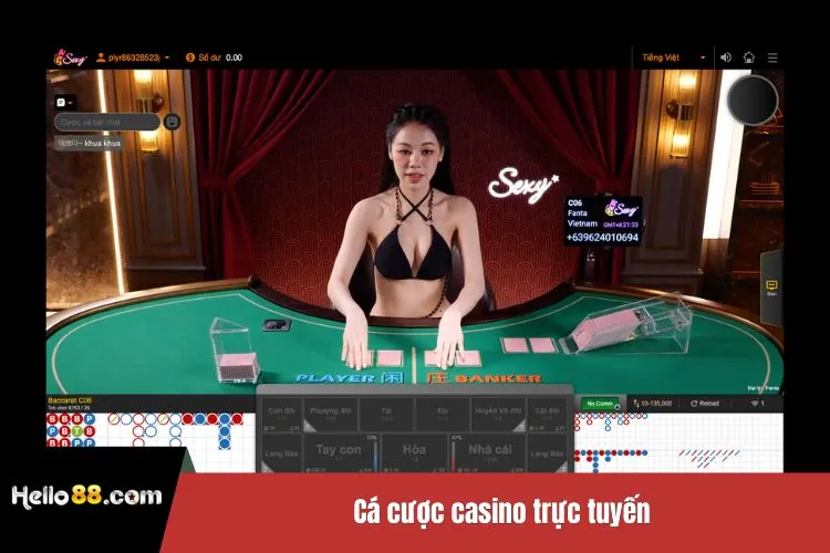 Cá cược casino trực tuyến