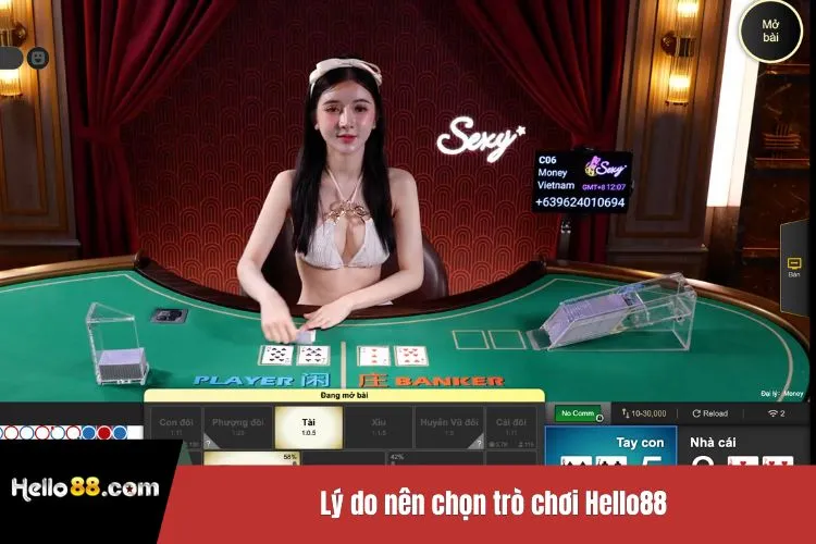 Lý do nên chọn trò chơi Hello88