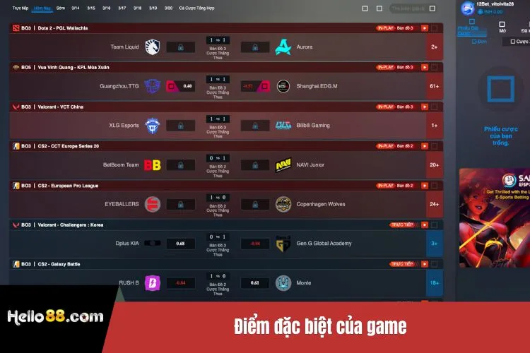 Điểm đặc biệt của game