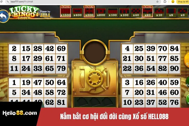 Nắm bắt cơ hội đổi đời cùng Xổ số Hello88