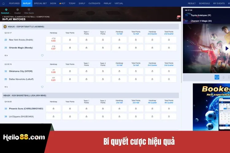 Bí quyết cược hiệu quả